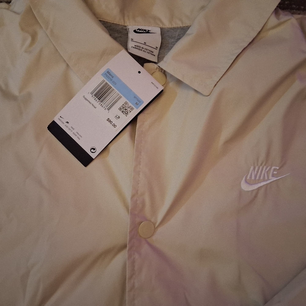 Nike Men's Coaches Jacket NWT SIZE MED - Picture 2 of 5
